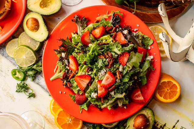 Strawberry Fields Salad.